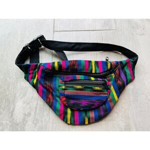 Los Angeles Boutique 100% Cotton Peruvian Lightweight Bum Belt Bag Fanny Pack